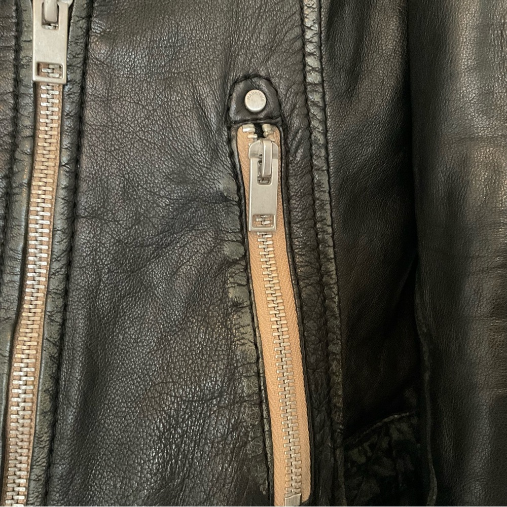 Mauritius Lamb Leather Moto Jacket - Picture 4 of 14